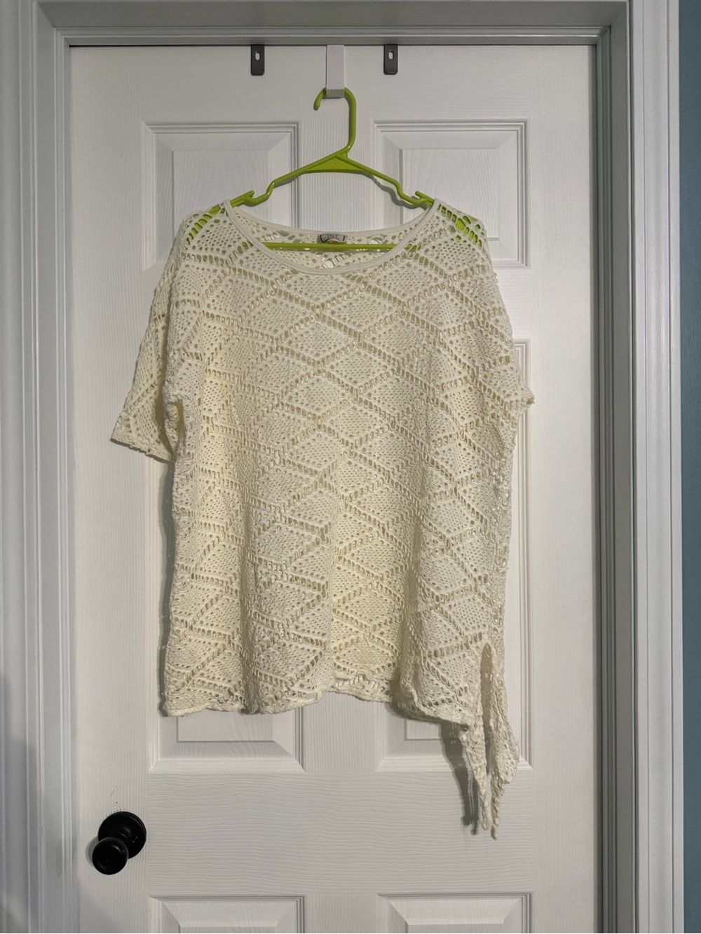 Sun 'n Surf Crochet Knit Top Size M